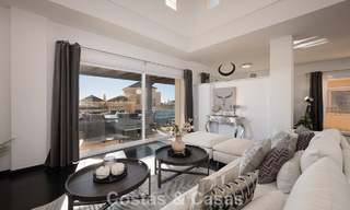 Stunning duplex penthouse for sale, walking distance to amenities and the beach in Elviria, Marbella 777809 