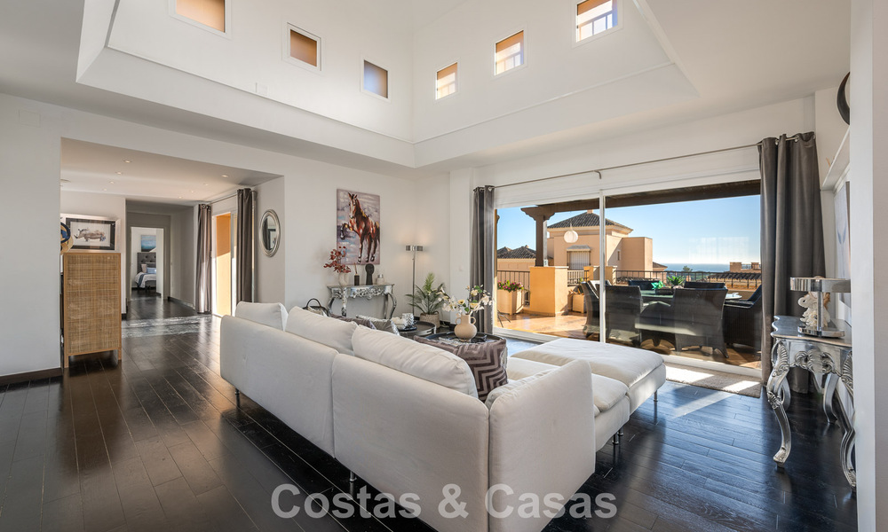 Stunning duplex penthouse for sale, walking distance to amenities and the beach in Elviria, Marbella 777810