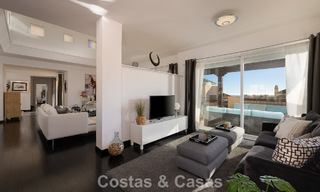 Stunning duplex penthouse for sale, walking distance to amenities and the beach in Elviria, Marbella 777811 