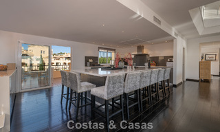 Stunning duplex penthouse for sale, walking distance to amenities and the beach in Elviria, Marbella 777813 