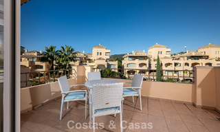 Stunning duplex penthouse for sale, walking distance to amenities and the beach in Elviria, Marbella 777815 