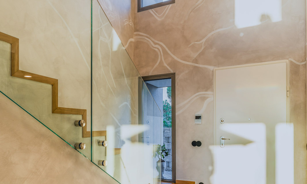 Modernist design townhouse with sea views for sale in a prestigious resort in Mijas Costa, Costa del Sol 777827