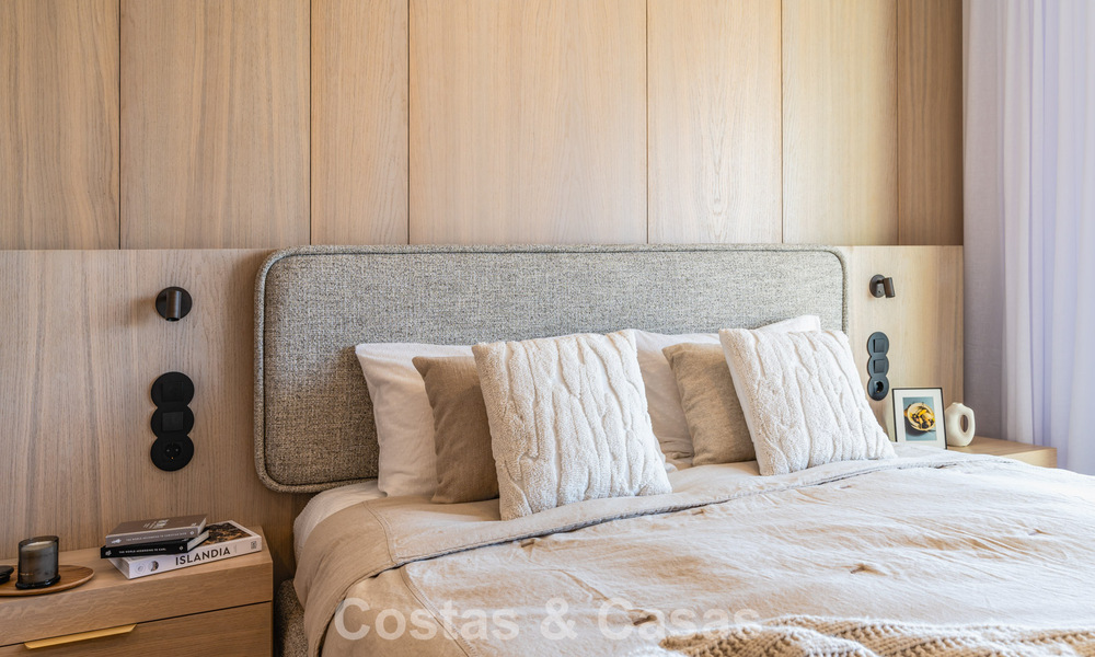 Modernist design townhouse with sea views for sale in a prestigious resort in Mijas Costa, Costa del Sol 777844