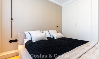 Modernist design townhouse with sea views for sale in a prestigious resort in Mijas Costa, Costa del Sol 777851 