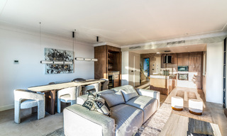 Modernist design townhouse with sea views for sale in a prestigious resort in Mijas Costa, Costa del Sol 777867 