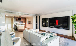 Modernist design townhouse with sea views for sale in a prestigious resort in Mijas Costa, Costa del Sol 777868 
