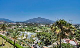 Luxurious duplex penthouse with private pool for sale in Nueva Andalucia’s Golf Valley, Marbella 777874 
