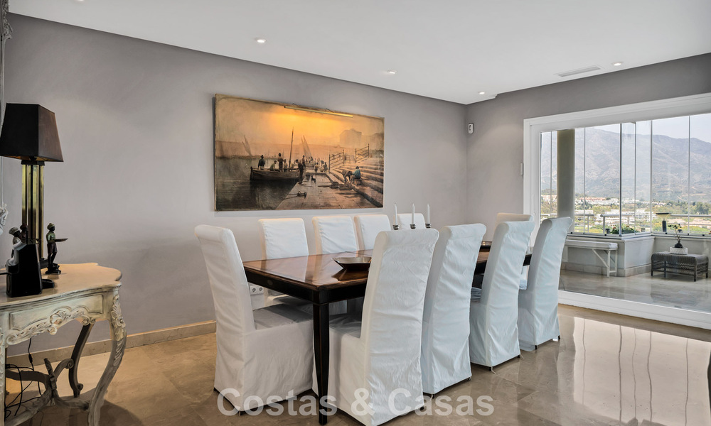 Luxurious duplex penthouse with private pool for sale in Nueva Andalucia’s Golf Valley, Marbella 777896