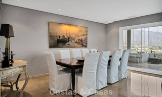 Luxurious duplex penthouse with private pool for sale in Nueva Andalucia’s Golf Valley, Marbella 777896 