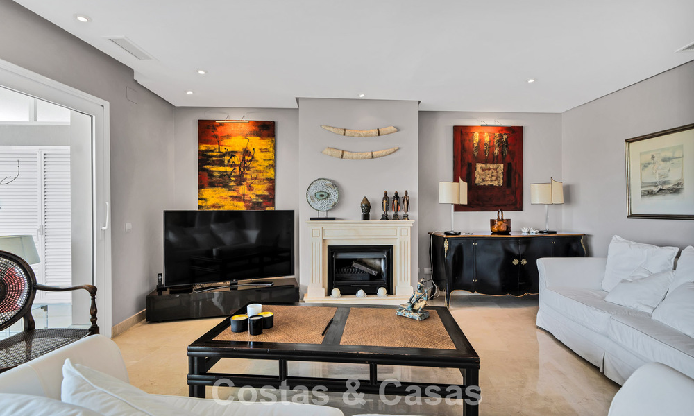 Luxurious duplex penthouse with private pool for sale in Nueva Andalucia’s Golf Valley, Marbella 777899