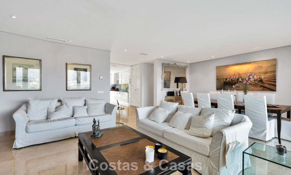 Luxurious duplex penthouse with private pool for sale in Nueva Andalucia’s Golf Valley, Marbella 777901