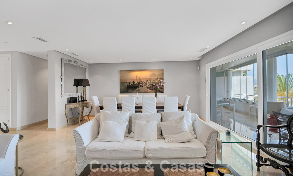 Luxurious duplex penthouse with private pool for sale in Nueva Andalucia’s Golf Valley, Marbella 777903