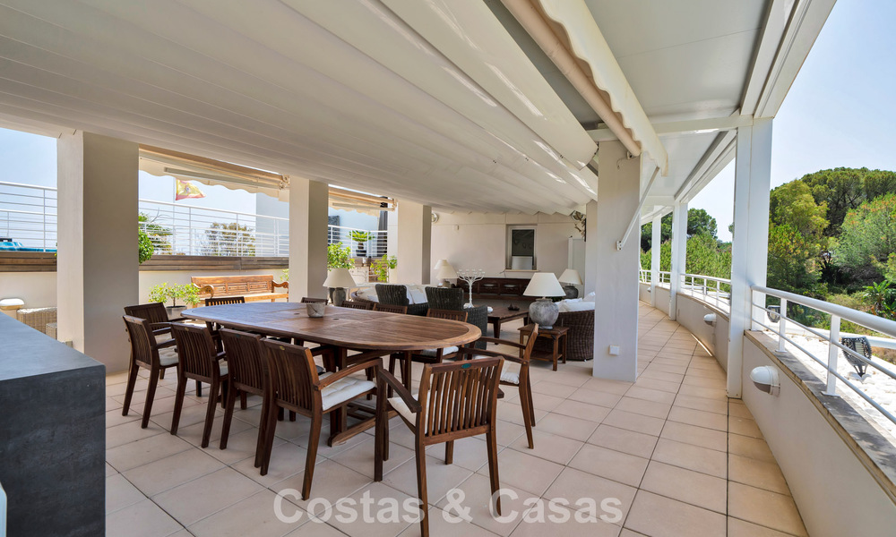 Luxurious duplex penthouse with private pool for sale in Nueva Andalucia’s Golf Valley, Marbella 777916