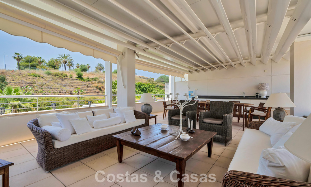 Luxurious duplex penthouse with private pool for sale in Nueva Andalucia’s Golf Valley, Marbella 777918