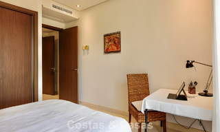 Spacious, move-in ready apartment for sale with large garden and sea views in a gated community in Benahavis - Marbella 777929 