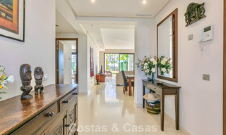 Spacious, move-in ready apartment for sale with large garden and sea views in a gated community in Benahavis - Marbella 777931 