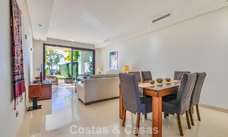 Spacious, move-in ready apartment for sale with large garden and sea views in a gated community in Benahavis - Marbella 777932 