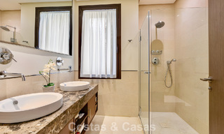 Spacious, move-in ready apartment for sale with large garden and sea views in a gated community in Benahavis - Marbella 777952 