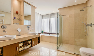 Spacious, move-in ready apartment for sale with large garden and sea views in a gated community in Benahavis - Marbella 777955 