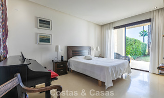 Spacious, move-in ready apartment for sale with large garden and sea views in a gated community in Benahavis - Marbella 777956 
