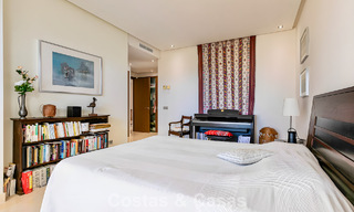 Spacious, move-in ready apartment for sale with large garden and sea views in a gated community in Benahavis - Marbella 777957 