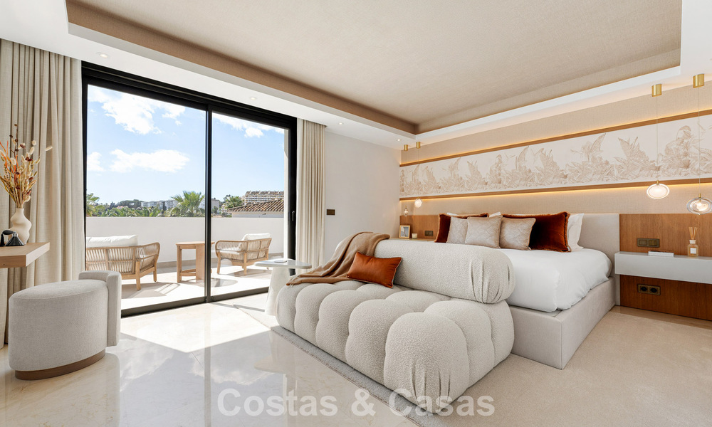 Prestigious renovated luxury villa in traditional style for sale in a quiet residential area of Nueva Andalucia, Marbella 778134