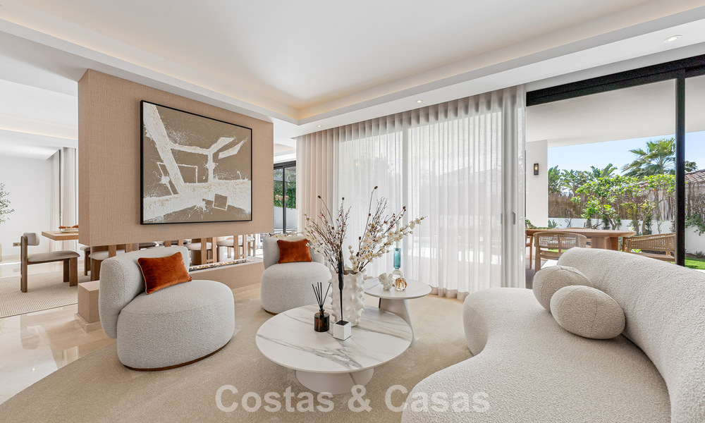 Prestigious renovated luxury villa in traditional style for sale in a quiet residential area of Nueva Andalucia, Marbella 778145