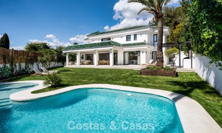 Prestigious renovated luxury villa in traditional style for sale in a quiet residential area of Nueva Andalucia, Marbella 778157