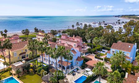 Charming semi-detached villa for sale just metres from the beach near Puerto Banus, Marbella 777972