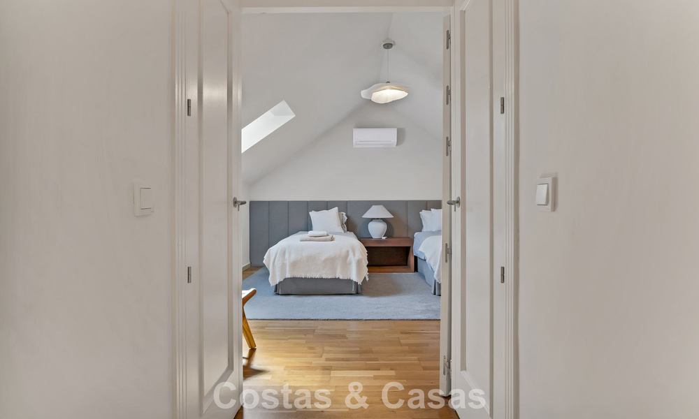 Charming semi-detached villa for sale just metres from the beach near Puerto Banus, Marbella 777996