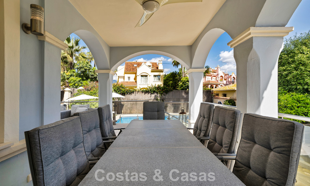 Charming semi-detached villa for sale just metres from the beach near Puerto Banus, Marbella 778014