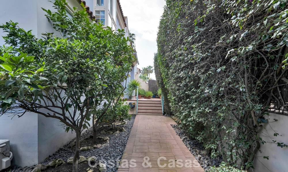Charming semi-detached villa for sale just metres from the beach near Puerto Banus, Marbella 778025