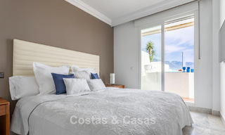 Penthouse with panoramic sea views for sale just a stone's throw from all amenities and the beach in Puerto Banus, Marbella 778107 