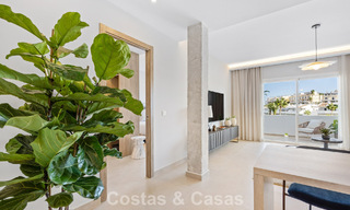 Renovated penthouse for sale in a popular golf urbanisation in Aloha, Nueva Andalucia, Marbella 778076 