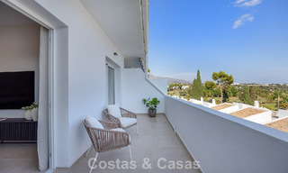 Renovated penthouse for sale in a popular golf urbanisation in Aloha, Nueva Andalucia, Marbella 778077 