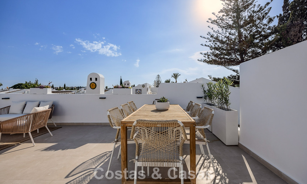 Renovated penthouse for sale in a popular golf urbanisation in Aloha, Nueva Andalucia, Marbella 778089