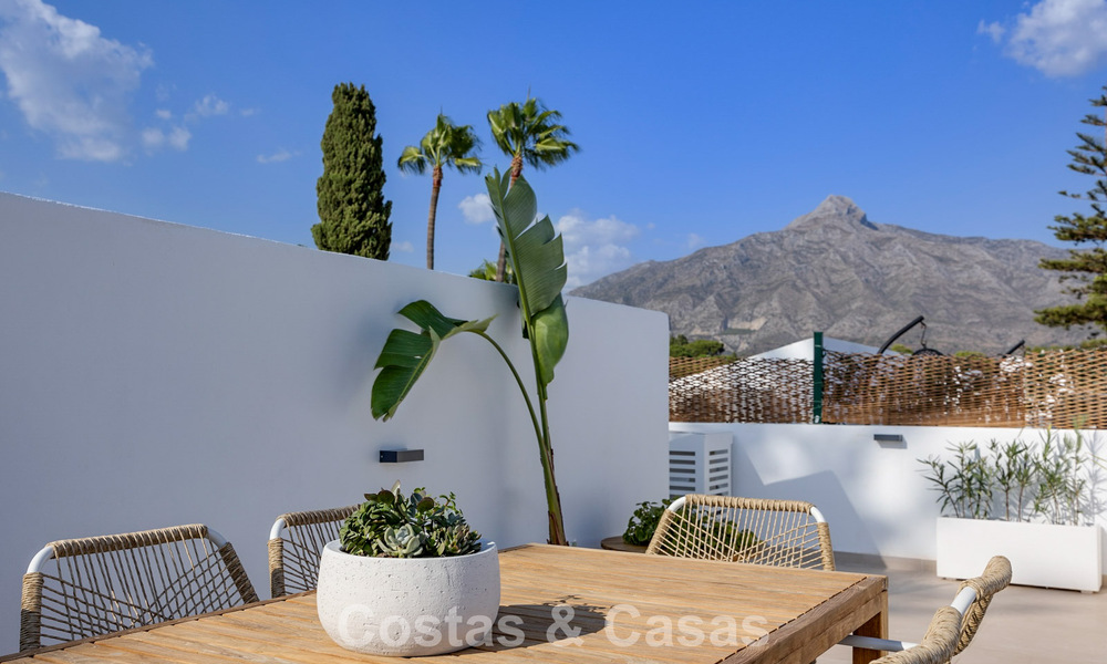 Renovated penthouse for sale in a popular golf urbanisation in Aloha, Nueva Andalucia, Marbella 778090