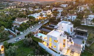 Modernist luxury villa with sea views for sale in a privileged residential area in Nueva Andalucia, Marbella 778283 