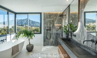 Modernist luxury villa with sea views for sale in a privileged residential area in Nueva Andalucia, Marbella 778284 