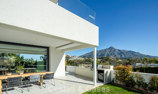 Modernist luxury villa with sea views for sale in a privileged residential area in Nueva Andalucia, Marbella 778293 
