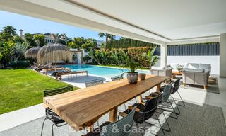 Modernist luxury villa with sea views for sale in a privileged residential area in Nueva Andalucia, Marbella 778294 