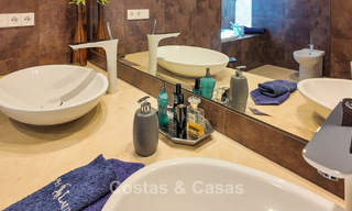 Spacious Mediterranean villa with green fairway views for sale in a privileged golf setting in Nueva Andalucia’s valley, Marbella 778166 