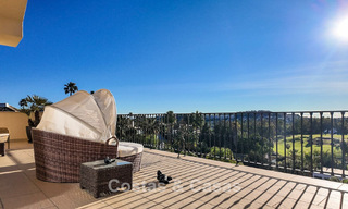 Spacious Mediterranean villa with green fairway views for sale in a privileged golf setting in Nueva Andalucia’s valley, Marbella 778167 