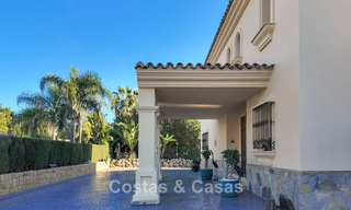 Spacious Mediterranean villa with green fairway views for sale in a privileged golf setting in Nueva Andalucia’s valley, Marbella 778171 