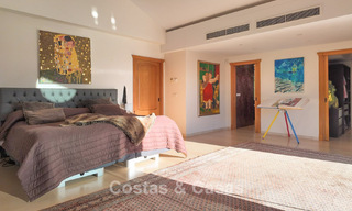 Spacious Mediterranean villa with green fairway views for sale in a privileged golf setting in Nueva Andalucia’s valley, Marbella 778174 