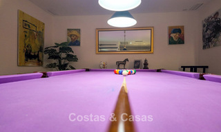 Spacious Mediterranean villa with green fairway views for sale in a privileged golf setting in Nueva Andalucia’s valley, Marbella 778179 