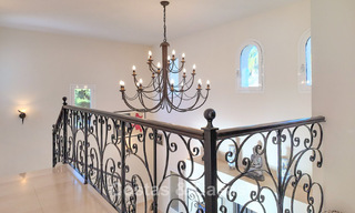 Spacious Mediterranean villa with green fairway views for sale in a privileged golf setting in Nueva Andalucia’s valley, Marbella 778184 