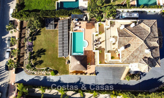Spacious Mediterranean villa with green fairway views for sale in a privileged golf setting in Nueva Andalucia’s valley, Marbella 778186 