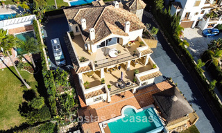 Spacious Mediterranean villa with green fairway views for sale in a privileged golf setting in Nueva Andalucia’s valley, Marbella 778187 