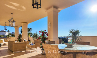 Spacious Mediterranean villa with green fairway views for sale in a privileged golf setting in Nueva Andalucia’s valley, Marbella 778194 